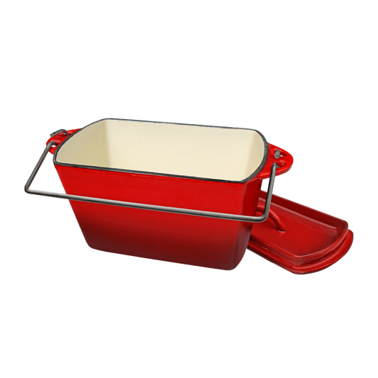 Bread Pot 2L Red Enamel