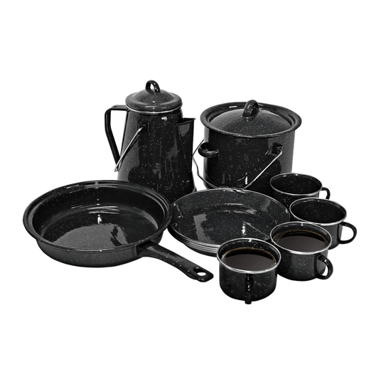 Camping Set (13 Piece Set) Enamel