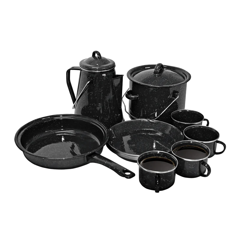 Camping Set (13 Piece Set) Enamel