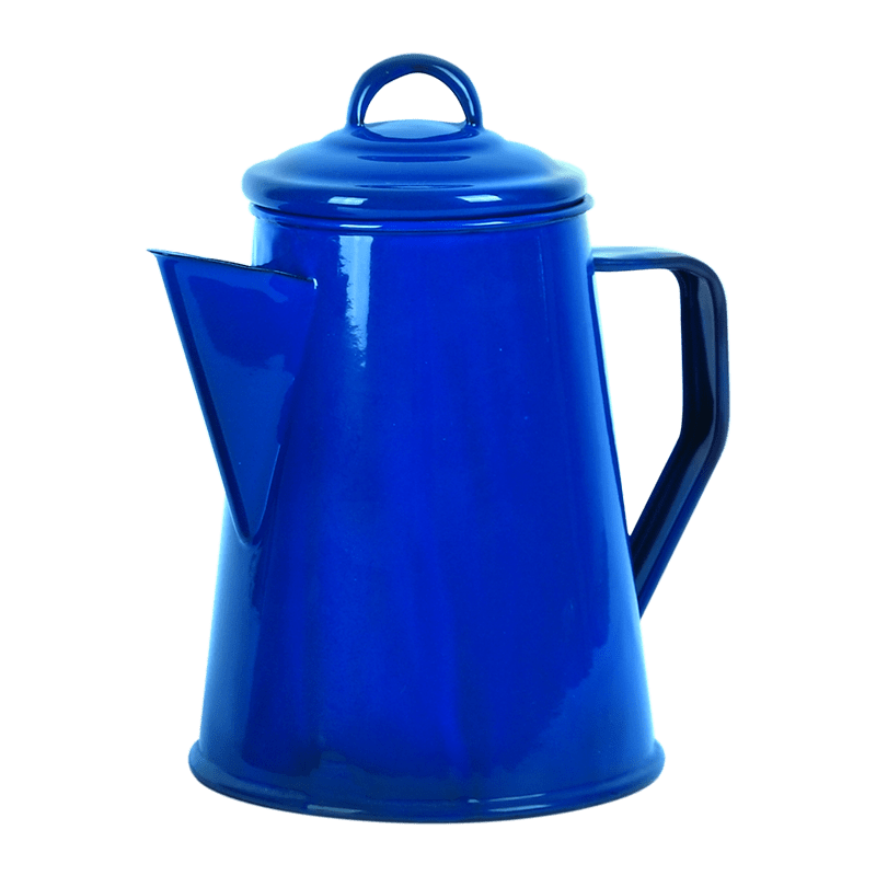 Coffee Pot 1.2L Blue Enamel