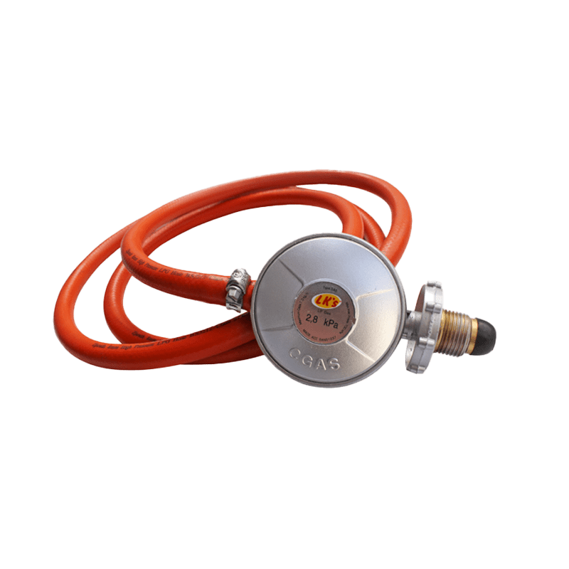 Gas Hose & Clamp Kit 2m PVC