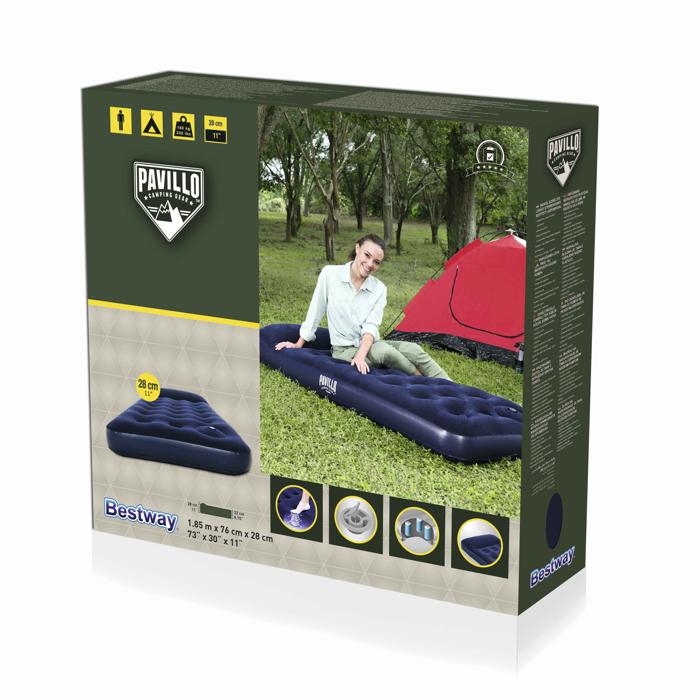 Airbed Single Build in Foot Pump