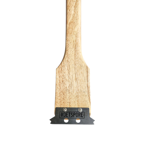 Voetspore Grid Brush Wooden Handle