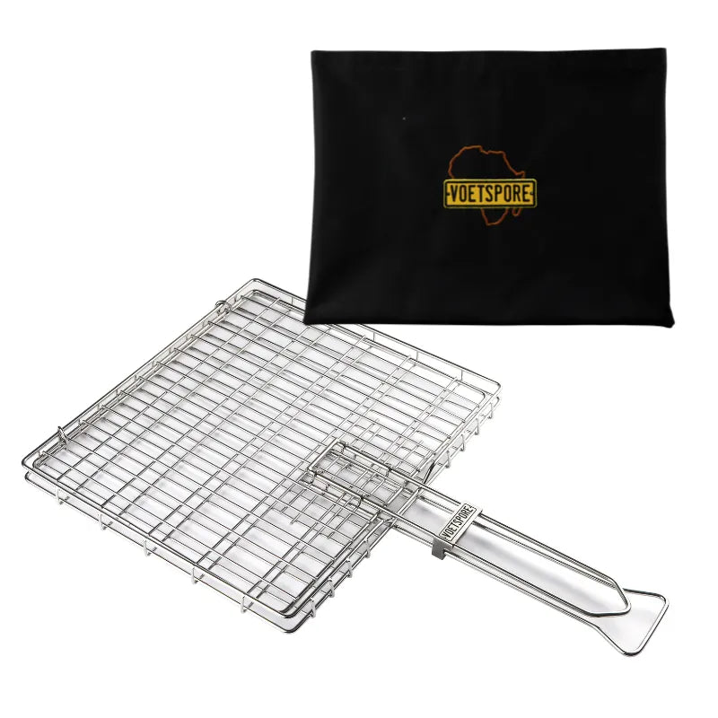 Stainless Steel Voetspore Small Grid with Bag