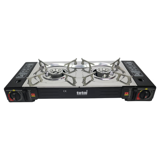 Double Burner Portable Cartridge Stove