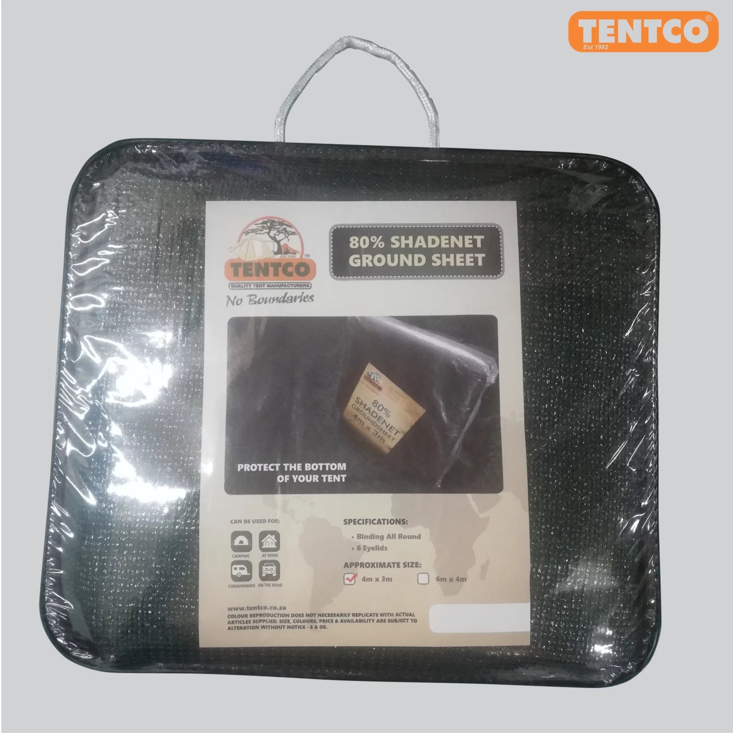 Tentco Shade Net Ground Sheet 4.0m x 8.0m
