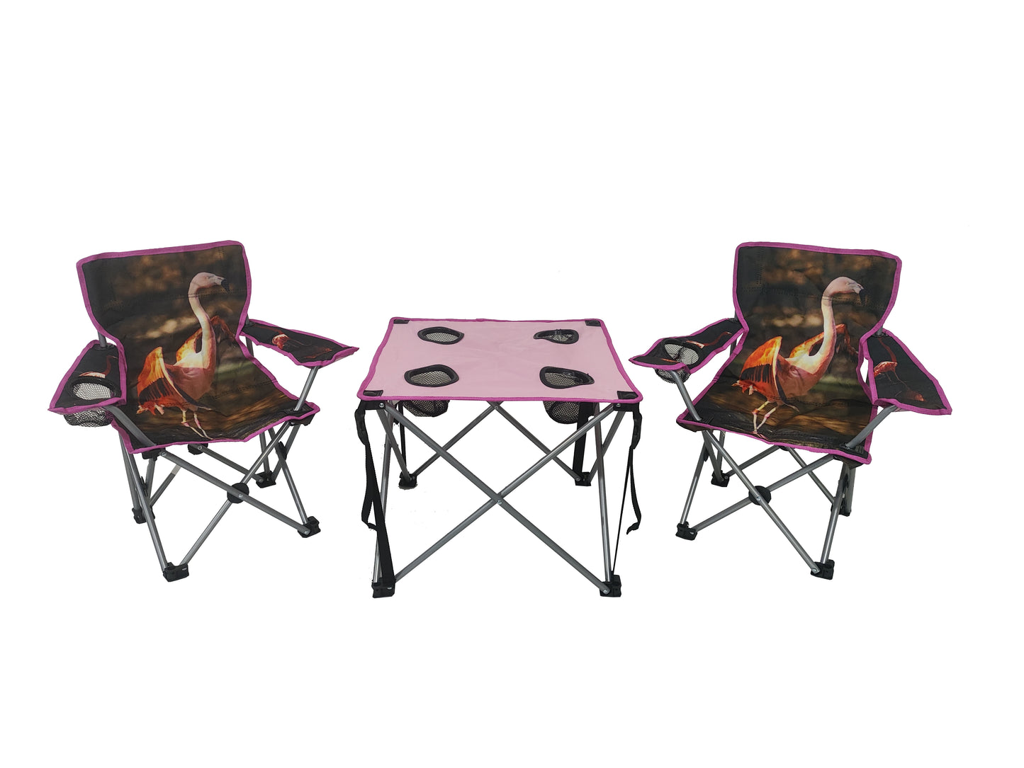 Afritrail Pink Kid Camp Set Flamingo