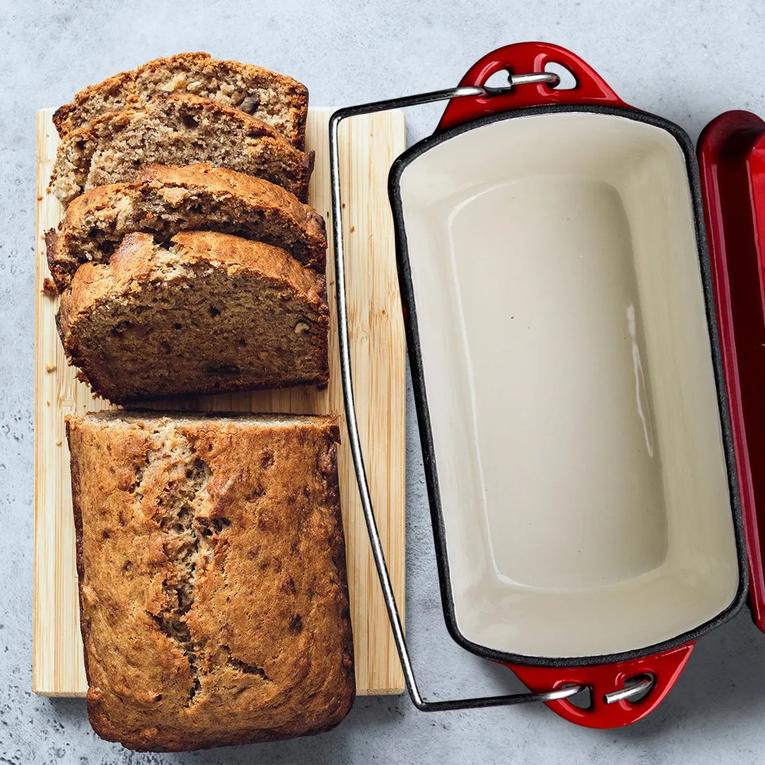 Bread Pot 2L Red Enamel