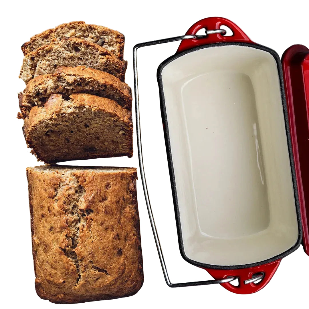 Bread Pot 2L Red Enamel