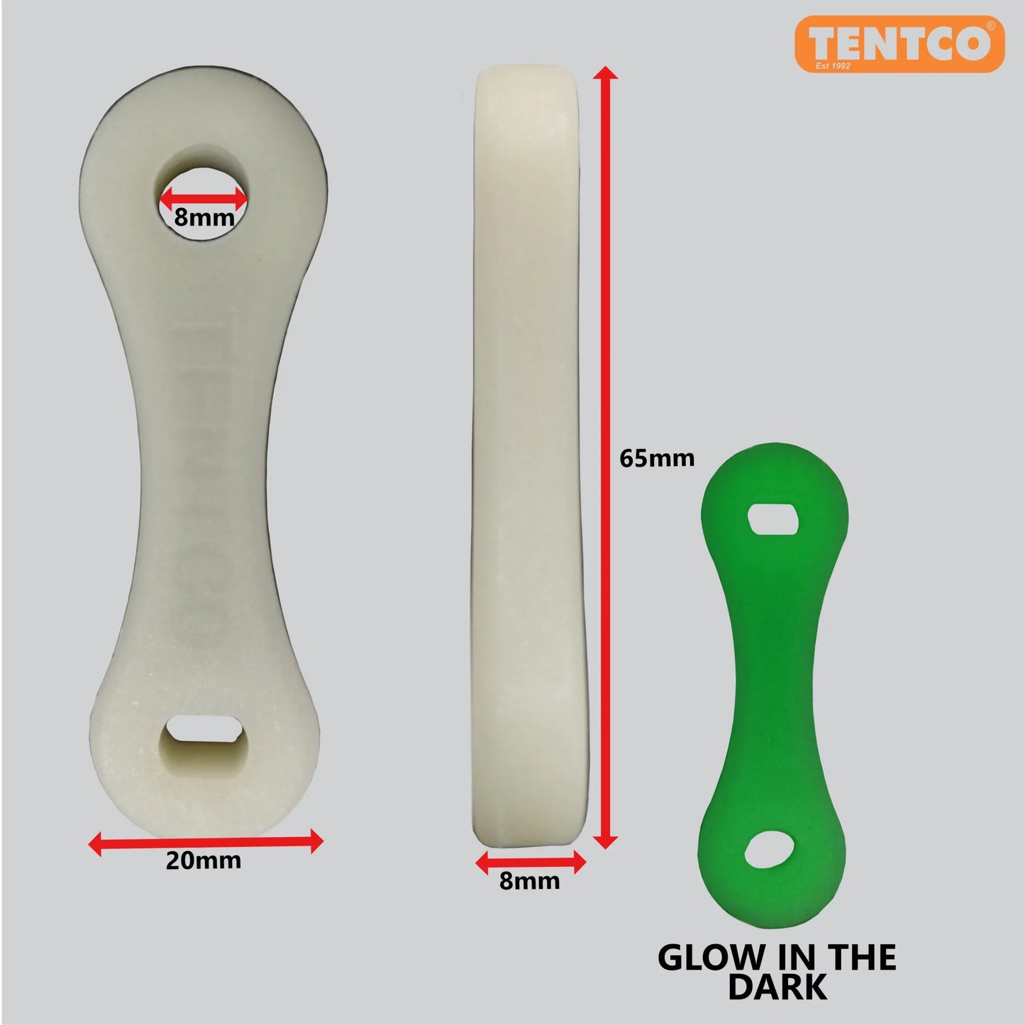 Tentco Rope Slider Glow In The Dark