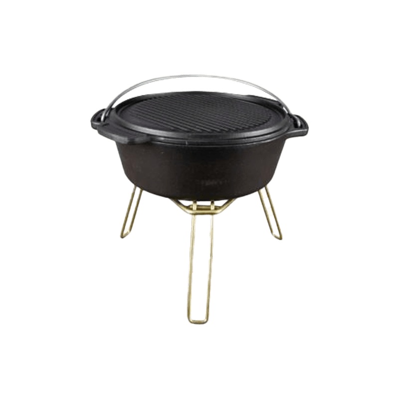 Super Bake Pot No. 12 with Bag and Tripod (Enameld)