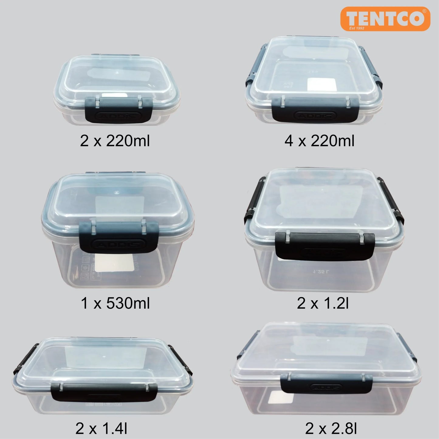 Tentco Box Container Set 13 Piece