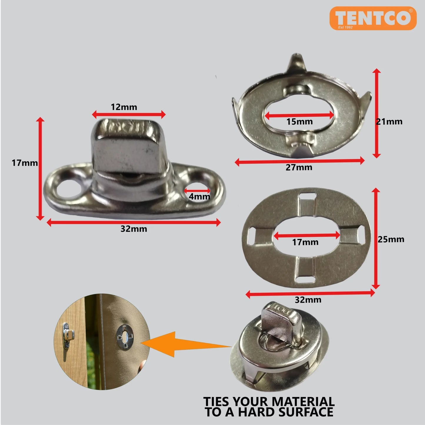 Turn Buttons 2pc