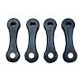 Dogbone rope slider Small Black
