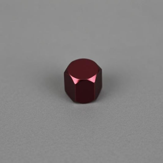 Wheel Nut Hex Cap Small 22mm Maroon