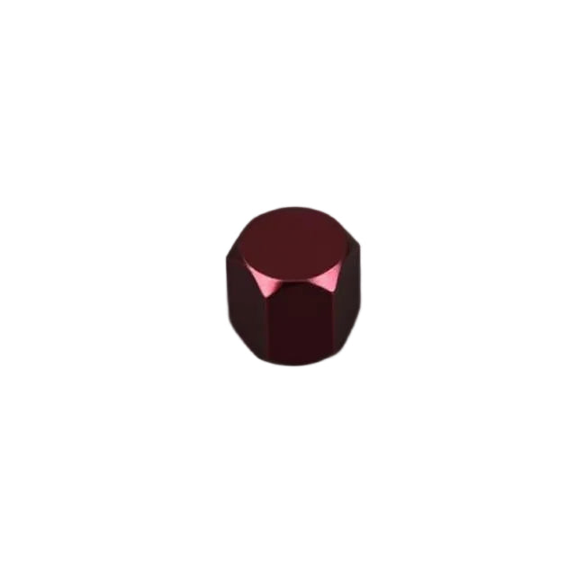 Wheel Nut Hex Cap Small 22mm Maroon