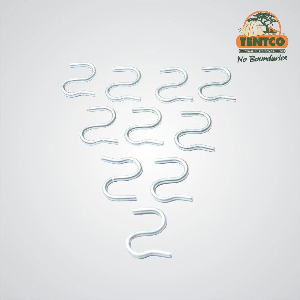 Tentco S Hook Stainless Steel 10Pce