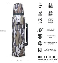 Stanley Classic Bottle 1.0L Bottomland Mossy Oak