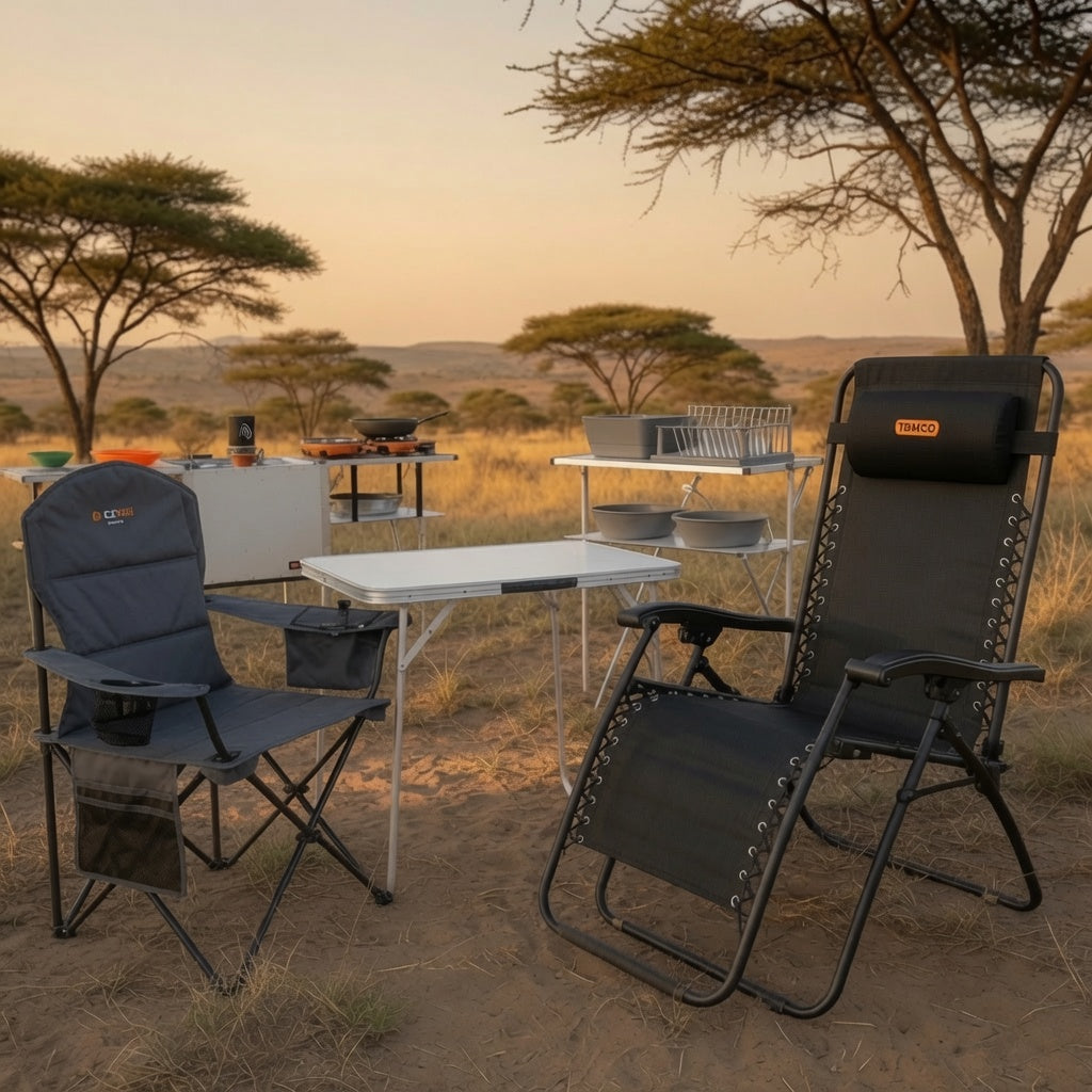 Camp Chairs and Tables