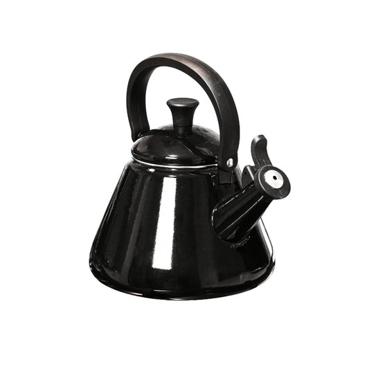 Whistle Kettle 2.1L Black Enamel