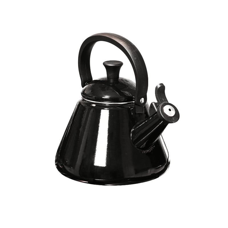Whistle Kettle 2.1L Black Enamel