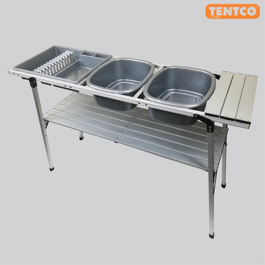 Double Dishwash Stand Tentco