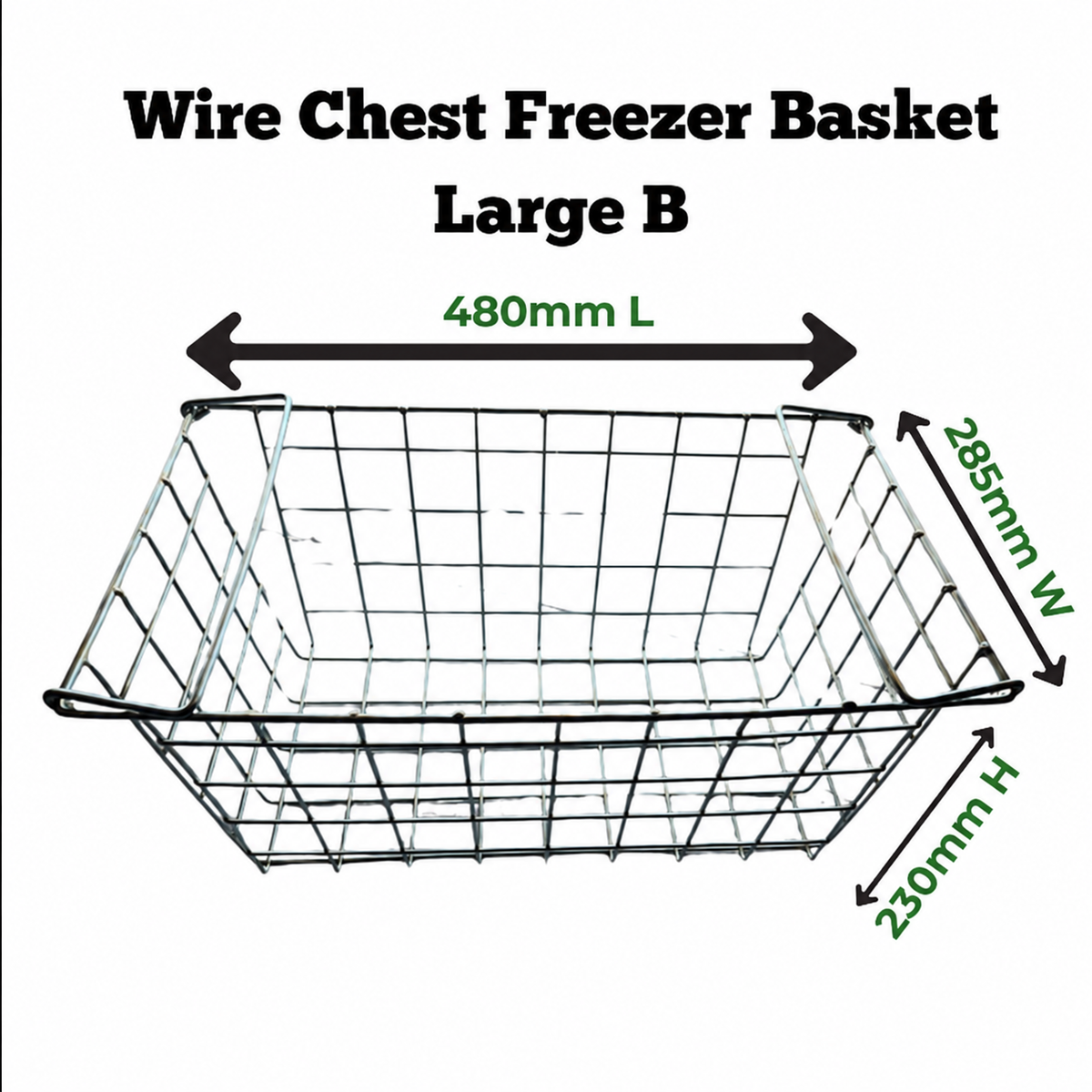 Wire Freezer Basket Large B – Chest Freezer Basket with Lifetime Guarantee
