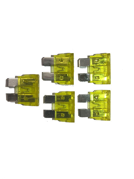 20 Amp Blade Fuse 5 Pack