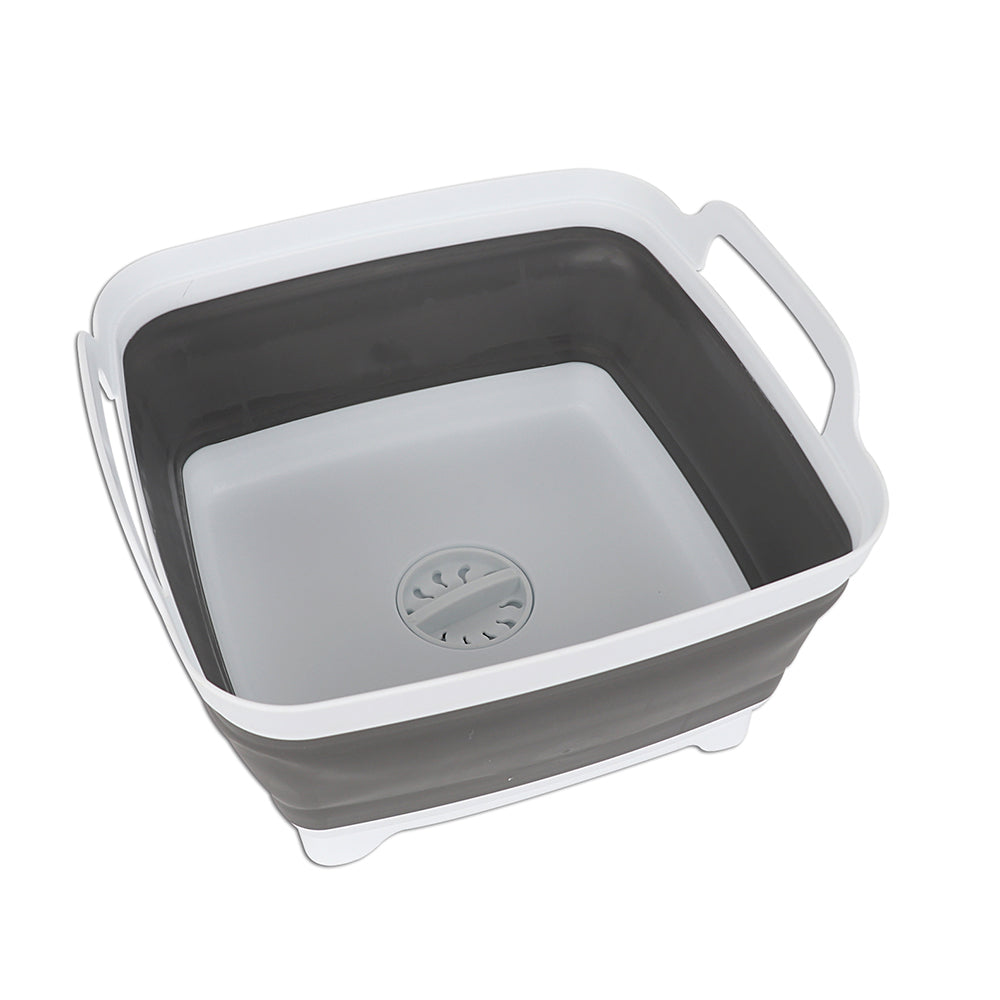 Foldaway 9.6L Wash Up Basin & Drain Plug