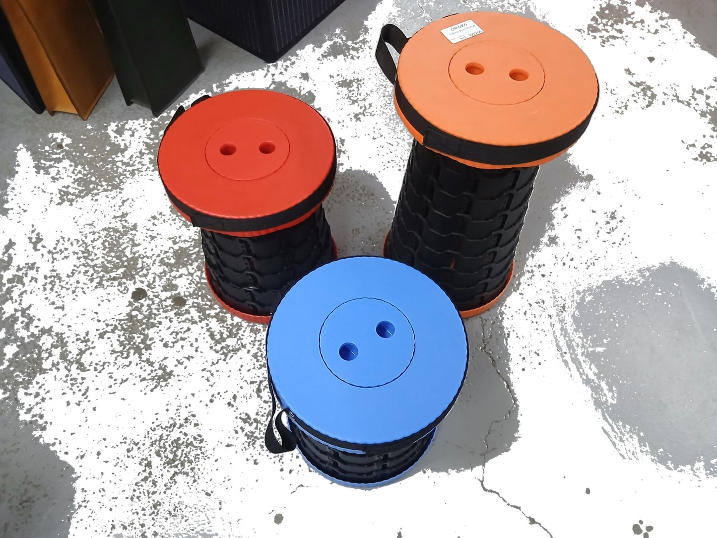 FOLDING EXTENSION STOOL, TABLE OR STEP Red