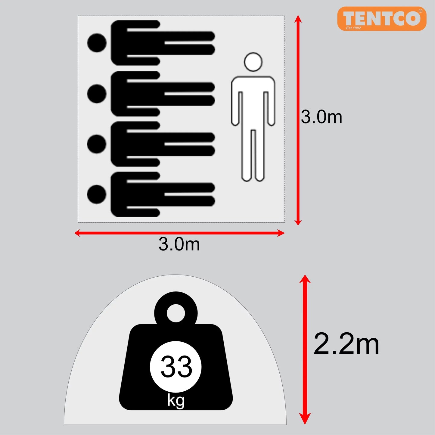 Senior Wandere Bow Tent