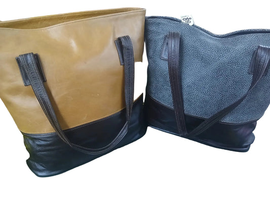 Two Tone Tote Bag