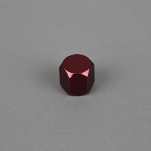 Wheel Nut Hex Cap Small 22mm Maroon