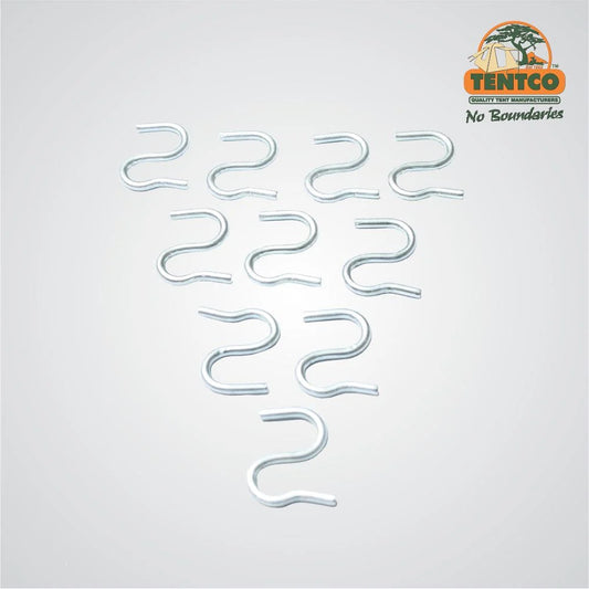 Tentco S Hook Stainless Steel 10Pce